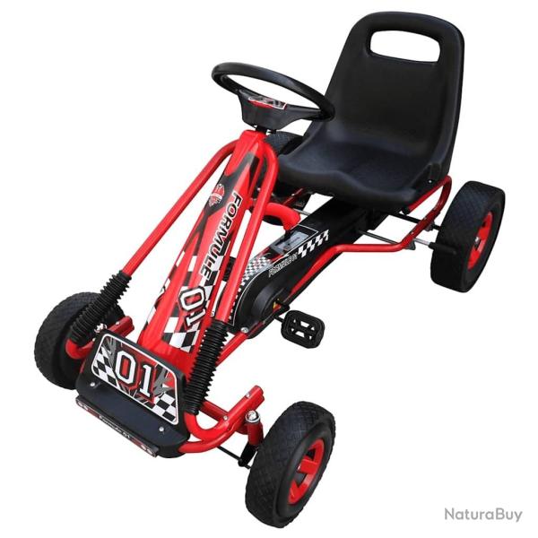 Kart � p�dales pour enfants Rouge alsavelo