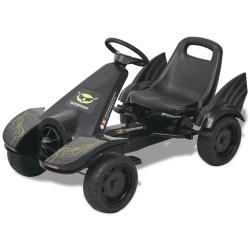 Kart &agrave; p&eacute;dale avec si&egrave;ge ajustable Noir
