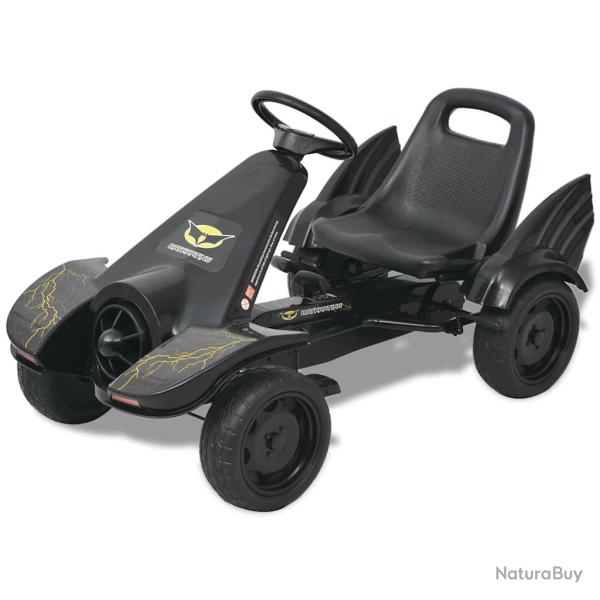 Kart � p�dale avec si�ge ajustable Noir