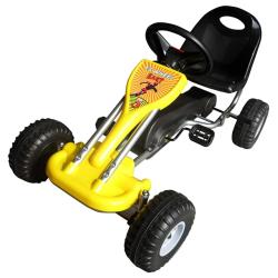 Kart &agrave; p&eacute;dales Jaune alsavelo