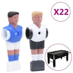 Joueurs de baby-foot pour tige de 15,9 mm 22 pcs