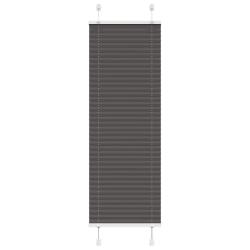 Store pliss&eacute; noir 40x150 cm largeur du tissu 39,4 cm polyester alsavelo