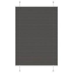 Store pliss&eacute; noir 90x150 cm largeur du tissu 89,4 cm polyester alsavelo