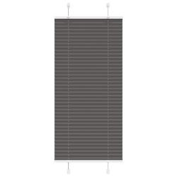 Store pliss&eacute; noir 55x150 cm largeur du tissu 54,4 cm polyester alsavelo