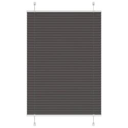 Store pliss&eacute; noir 100x100 cm largeur du tissu 99,4 cm polyester alsavelo