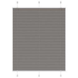 Store pliss&eacute; anthracite 105x150 cm largeur du tissu 104,4 cm alsavelo