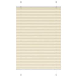 Store pliss&eacute; cr&egrave;me 90x150 cm largeur du tissu 89,4 cm polyester alsavelo