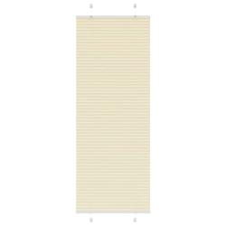 Store pliss&eacute; cr&egrave;me 80x200 cm largeur du tissu 79,4 cm polyester alsavelo