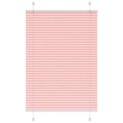 Store pliss&eacute; rose 85x150 cm largeur du tissu 84,4 cm polyester alsavelo