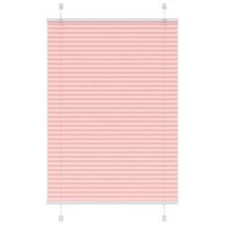 Store pliss&eacute; rose 90x150 cm largeur du tissu 89,4 cm polyester alsavelo