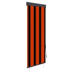 Store roulant d'ext&eacute;rieur 60x250 cm Orange et marron alsavelo