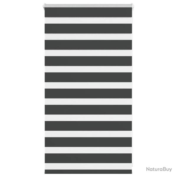 Store z�bre noir 80x100 cm largeur du tissu 75,9 cm polyester alsavelo