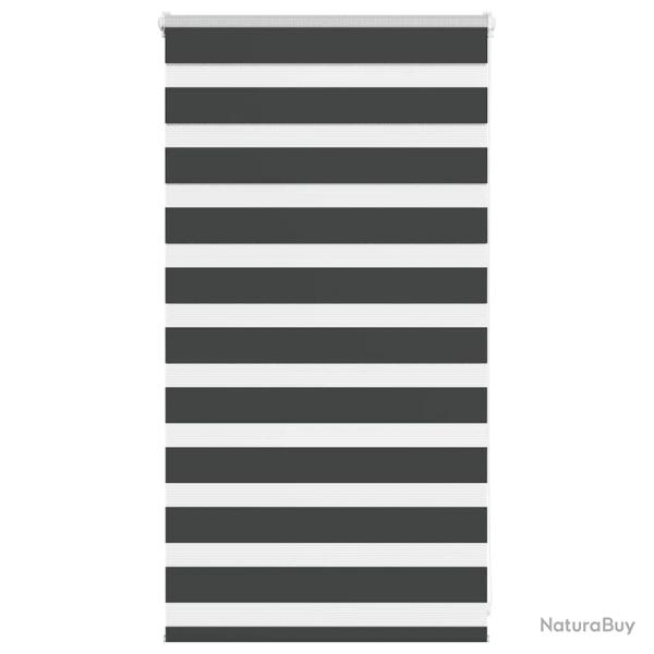 Store z�bre noir 85x100 cm largeur du tissu 80,9 cm polyester alsavelo