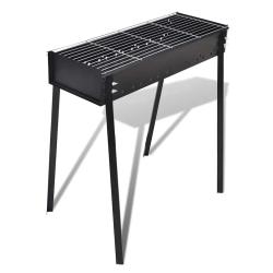 Support de barbecue au charbon de bois Carr&eacute; 75x28 cm alsavelo