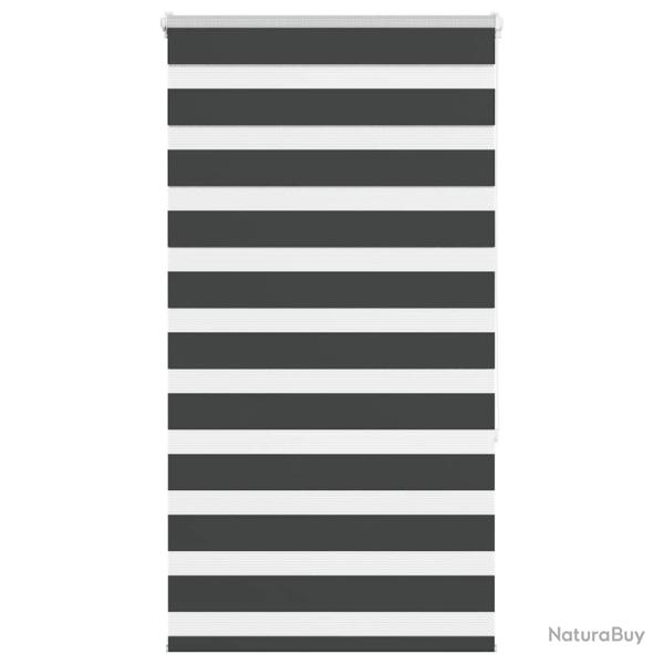 Store z�bre noir 90x150 cm largeur du tissu 85,9 cm polyester alsavelo