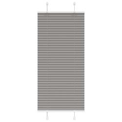 Store pliss&eacute; anthracite 60x150 cm largeur du tissu 59,4 cm alsavelo