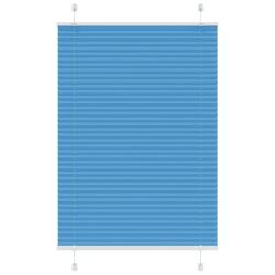 Store pliss&eacute; bleu 85x150 cm largeur du tissu 84,4 cm polyester alsavelo