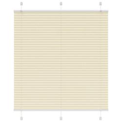 Store pliss&eacute; cr&egrave;me 120x100cm largeur du tissu 119,4cm polyester alsavelo