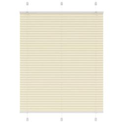 Store pliss&eacute; cr&egrave;me 105x100cm largeur du tissu 104,4cm polyester alsavelo