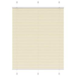 Store pliss&eacute; cr&egrave;me 110x150cm largeur du tissu 109,4cm polyester alsavelo