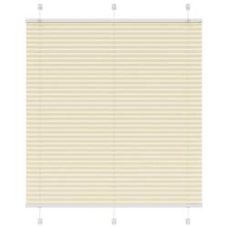 Store pliss&eacute; cr&egrave;me 120x150cm largeur du tissu 119,4cm polyester alsavelo