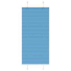 Store pliss&eacute; bleu 65x150 cm largeur du tissu 64,4 cm polyester alsavelo