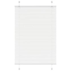 Store pliss&eacute; blanc 95x100 cm largeur du tissu 94,4 cm polyester alsavelo