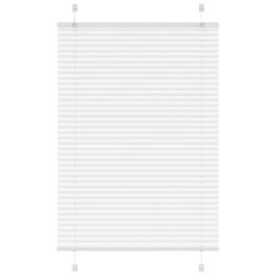 Store pliss&eacute; blanc 95x150 cm largeur du tissu 94,4 cm polyester alsavelo