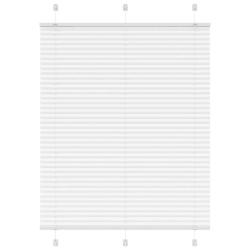 Store pliss&eacute; blanc 105x150cm largeur du tissu 104,4cm polyester alsavelo