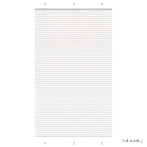 Store pliss� blanc 120x200cm largeur du tissu 119,4cm polyester alsavelo