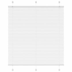 Store pliss&eacute; blanc 120x100cm largeur du tissu 119,4cm polyester alsavelo