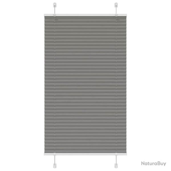 Store pliss� anthracite 80x150 cm largeur du tissu 79,4 cm alsavelo