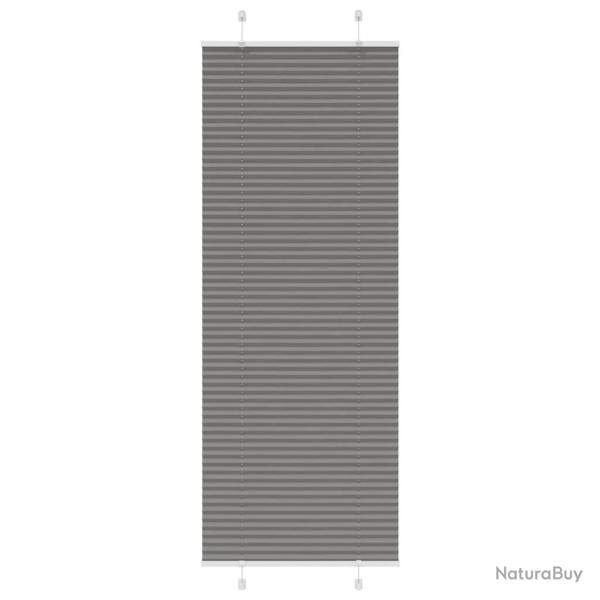 Store pliss� anthracite 70x200 cm largeur du tissu 69,4 cm alsavelo
