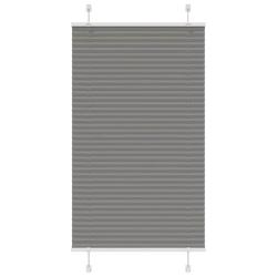 Store pliss&eacute; anthracite 70x150 cm largeur du tissu 69,4 cm alsavelo