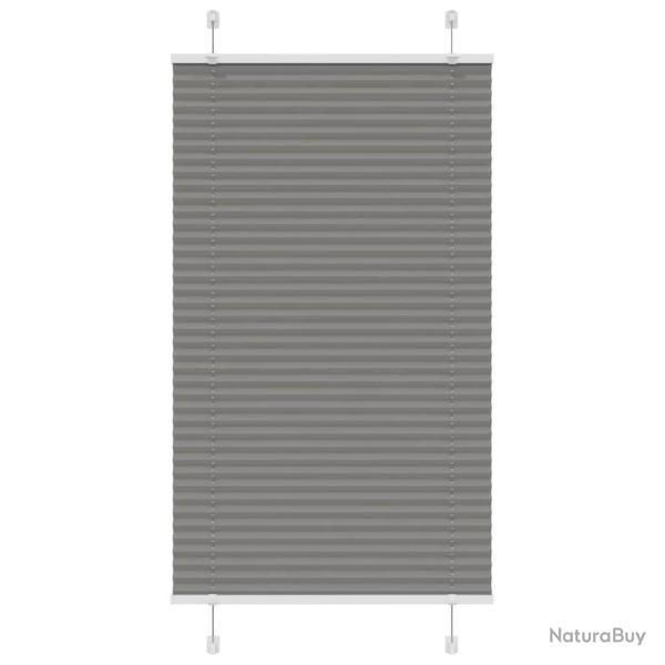 Store pliss� anthracite 70x150 cm largeur du tissu 69,4 cm alsavelo