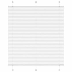 Store pliss&eacute; blanc 115x150cm largeur du tissu 114,4cm polyester alsavelo