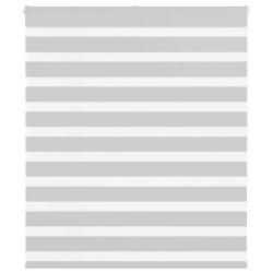 Store z&egrave;bre gris clair largeur du tissu 120,9 cm polyester alsavelo