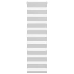 Store z&egrave;bre gris clair largeur du tissu 45,9 cm polyester alsavelo