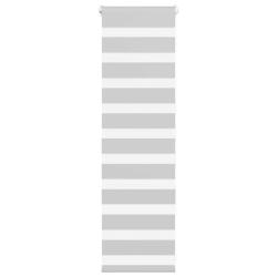 Store z&egrave;bre gris clair largeur du tissu 40,9 cm polyester alsavelo