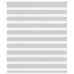 Store z&egrave;bre gris clair largeur du tissu 125,9 cm polyester alsavelo