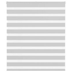 Store z&egrave;bre gris clair largeur du tissu 125,9 cm polyester alsavelo