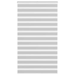 Store z&egrave;bre gris clair largeur du tissu 120,9 cm polyester alsavelo