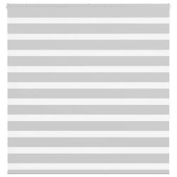 Store z&egrave;bre gris clair largeur du tissu 135,9 cm polyester alsavelo