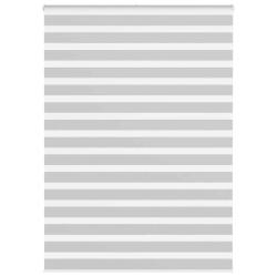 Store z&egrave;bre gris clair largeur du tissu 155,9 cm polyester alsavelo