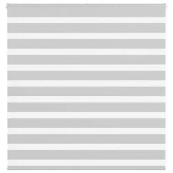 Store z&egrave;bre gris clair largeur du tissu 135,9 cm polyester alsavelo