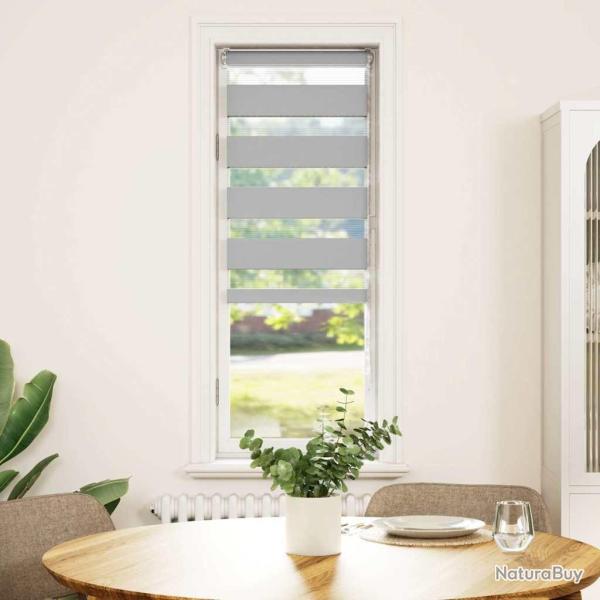 Store z�bre gris clair largeur du tissu 35,9 cm polyester alsavelo