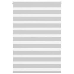 Store z&egrave;bre gris clair largeur du tissu 105,9 cm polyester alsavelo