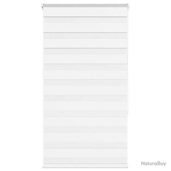 Store z�bre blanc 90x150 cm largeur du tissu 85,9 cm polyester alsavelo