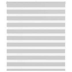 Store z&egrave;bre gris clair largeur du tissu 115,9 cm polyester alsavelo