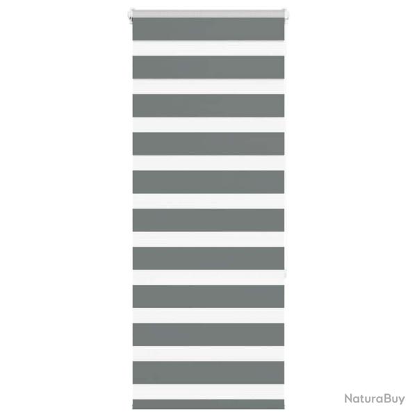 Store z�bre gris fonc� largeur du tissu 55,9 cm polyester alsavelo